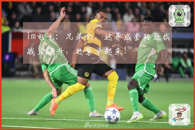 im电竞：兄弟们，这养成套路让我战力飙升，赶紧学起来！